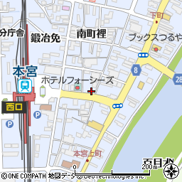 福島県本宮市本宮南町裡29周辺の地図