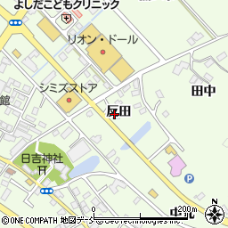 福島県本宮市高木反田周辺の地図