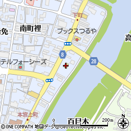 セブンイレブン本宮店周辺の地図