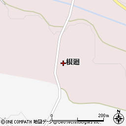 福島県本宮市長屋根廻周辺の地図