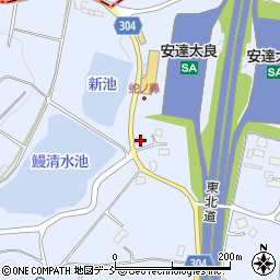 福島県本宮市本宮天ヶ129周辺の地図