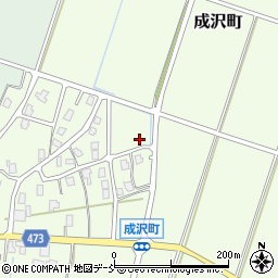 新潟県長岡市成沢町周辺の地図
