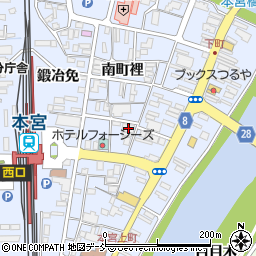 福島県本宮市本宮南町裡32周辺の地図