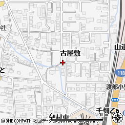 福島県会津若松市町北町大字上荒久田古屋敷周辺の地図