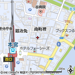 福島県本宮市本宮南町裡71-16周辺の地図