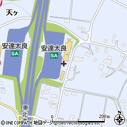 福島県本宮市本宮（天ヶ）周辺の地図