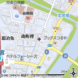 福島県本宮市本宮南町裡105周辺の地図