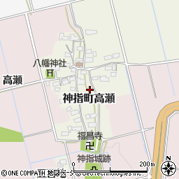 福島県会津若松市神指町高瀬周辺の地図