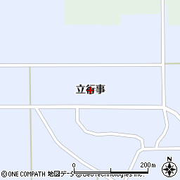 福島県会津美里町（大沼郡）立石田（立行事）周辺の地図