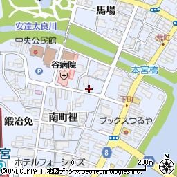 福島県本宮市本宮南町裡149-17周辺の地図