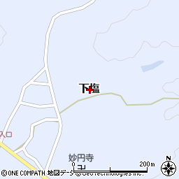 新潟県長岡市下塩周辺の地図
