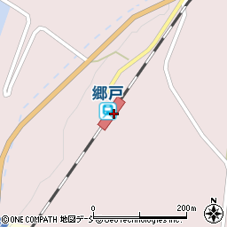 郷戸駅周辺の地図