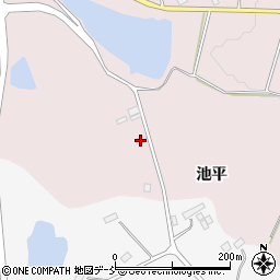 福島県本宮市長屋池平120周辺の地図