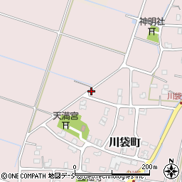新潟県長岡市川袋町周辺の地図