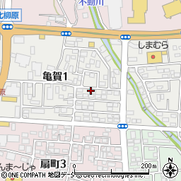 ダスキン　会津・メリーメイド部周辺の地図