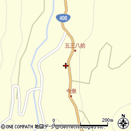 福島県西会津町（耶麻郡）下谷（今和泉乙）周辺の地図