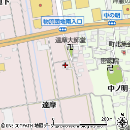 福島県会津若松市町北町大字藤室周辺の地図