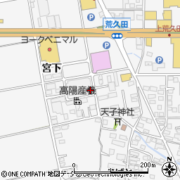 福島県会津若松市町北町大字上荒久田宮下周辺の地図