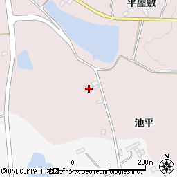 福島県本宮市長屋池平8周辺の地図