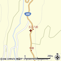 福島県西会津町（耶麻郡）下谷（新屋敷）周辺の地図