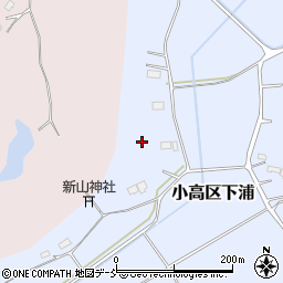 福島県南相馬市小高区下浦寺前周辺の地図
