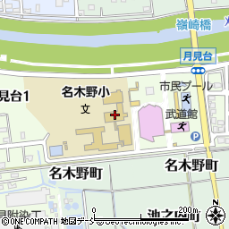 新潟県見附市月見台周辺の地図