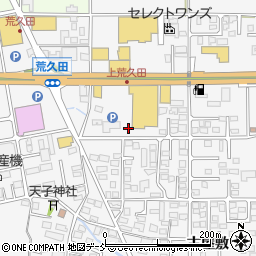 福島県会津若松市町北町大字上荒久田（村北）周辺の地図