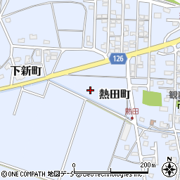 新潟県見附市熱田町周辺の地図