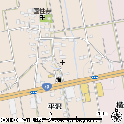 福島県会津若松市町北町大字中沢平沢周辺の地図