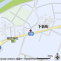 新潟県見附市下新町770周辺の地図