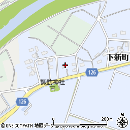 新潟県見附市下新町736周辺の地図