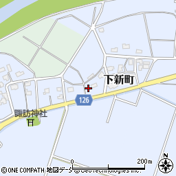新潟県見附市下新町775周辺の地図