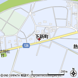 新潟県見附市下新町881周辺の地図