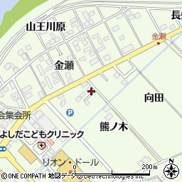 福島県本宮市高木熊ノ木周辺の地図