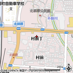 福島県会津若松市一箕町大字亀賀村前丁周辺の地図