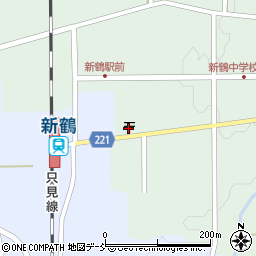 新鶴郵便局 ＡＴＭ周辺の地図