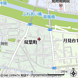 新潟県見附市双葉町1-21周辺の地図