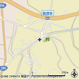 福島県会津若松市河東町八田（下ノ家）周辺の地図