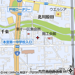 福島県本宮市本宮千代田周辺の地図