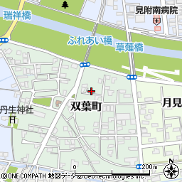 新潟県見附市双葉町10-20周辺の地図