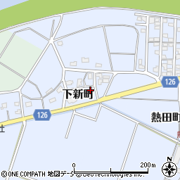 新潟県見附市下新町885周辺の地図