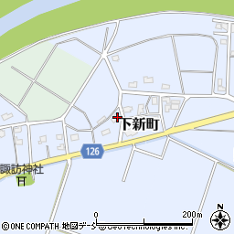 新潟県見附市下新町779周辺の地図