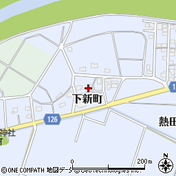 新潟県見附市下新町891周辺の地図