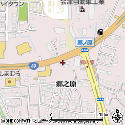 福島民友新聞若松東部・松岡新聞店周辺の地図