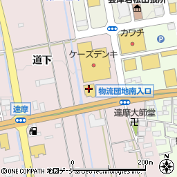 ＡＯＫＩ会津若松店周辺の地図