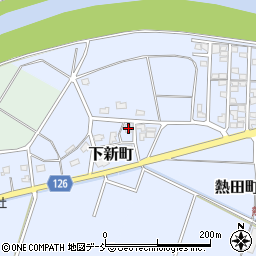 新潟県見附市下新町893周辺の地図