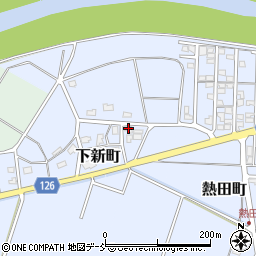 新潟県見附市下新町895周辺の地図