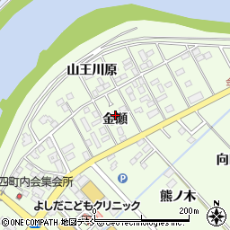 福島県本宮市高木（金瀬）周辺の地図