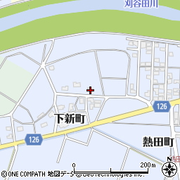 新潟県見附市下新町855周辺の地図