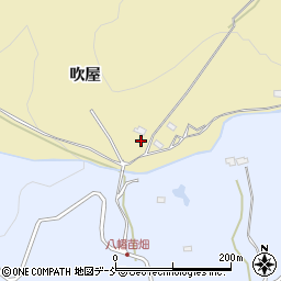 福島県会津若松市一箕町大字鶴賀（吹屋）周辺の地図